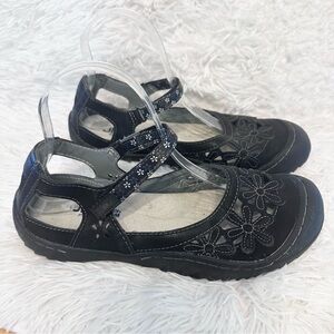 JBU Black Wildflower Encore Outdoor Shoes